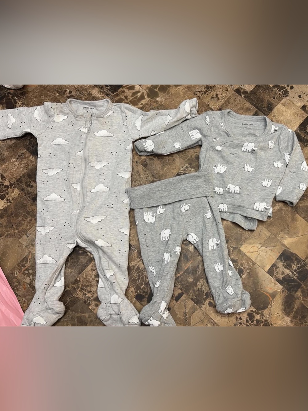 Petit lem bundles of 2 pajamas 6 months